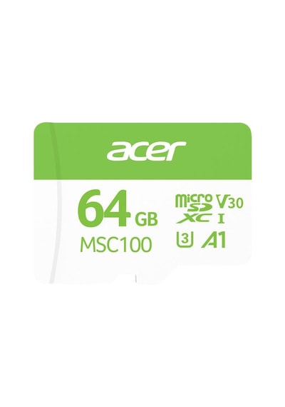 Acer Msc100 64gb Microsd U3 V30 A1 Aksiyon Kamera & Güvenlik Kamerası Uyumlu