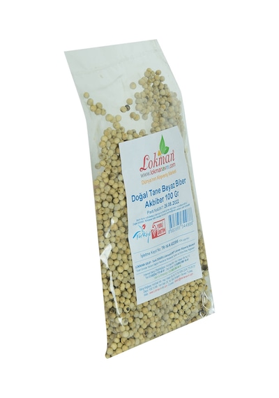 Lokman Doğal Tane Beyaz Biber 100 G