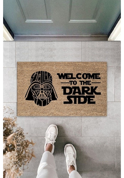 Dormot 1dekoratif Dijital Baskı - Star Wars Paspas - Iç Ve Dış Mekan Paspas - 60x40cm Kahverengi
