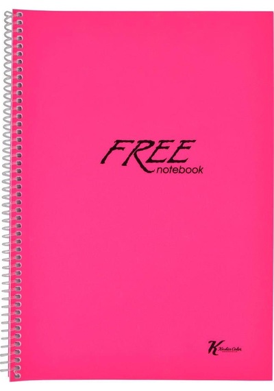 Keskin Color Free Defter A4 160 Yaprak Spiralli Plastik Kapak Çizgili 1 Adet
