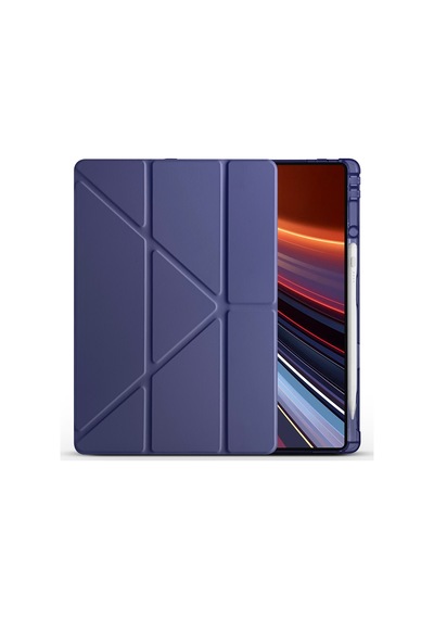 Honor Pad Gt Pro Kılıf Zore Tri Folding Kalem Bölmeli Standlı Kılıf Kapaklı Kılıf