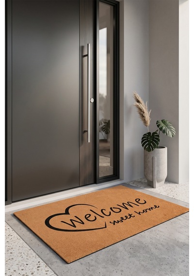 Villadia Home Textile Kapı Önü Paspası Kaymaz Taban Dekoratif Paspas Ev Giriş Antre İç Ve Dış Mekan Paspası 45x70 Cm 25ypycoco