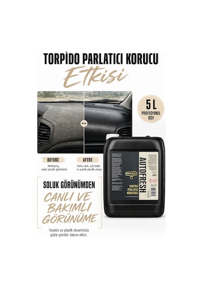 5 Litre Profesyonel Araç Bakım Seti Lastik + Şampuan + Jant + Torpido