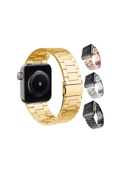 Apple Uyumlu Watch Kordon 38 40 41 42 44 45 MM Çelik Metal Kordon