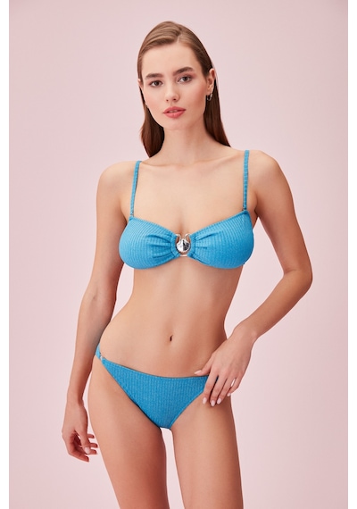 Suwen Yanı Detaylı Dokulu Bikini Alt Sb24475t1321