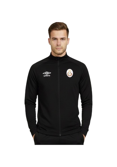 Galatasaray Lisanslı Tam Fermuarlı Siyah Sweat Siyah