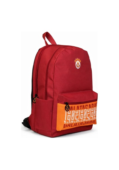 Galatasaray Üç Bölmeli Galatasaray 1905 Baskılı Erkek Çocuk Kırmızı Okul Ve Günlük Sırt Çantası - 26525