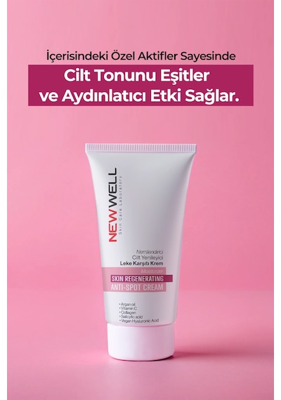New Well Leke Karşıtı Cilt Bakım Kremi 50 ML