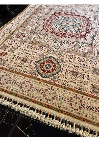 Hoom Rugs Sultani 822 Stone Klasik Salon Halısı Çok Renkli