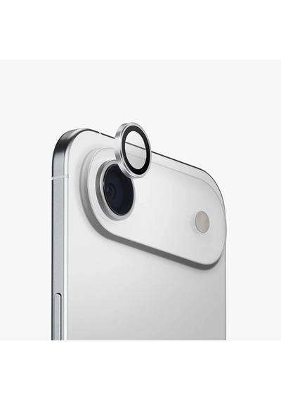 Forzacase Apple Uyumlu iPhone 17 Air İle Kamera Camı Lens Koruyucu Halka Seti - Fc381 Gümüş