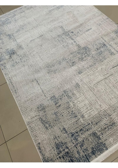 Liparis Halı Toscana 324 Serisi Triko Akrilik Salon Oturma Yatak Odası Halısı Gri - Mavi