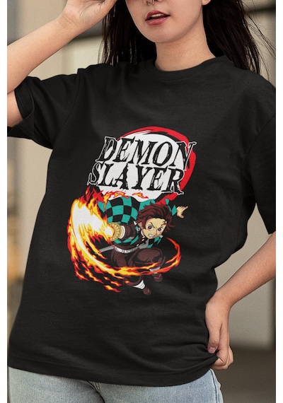 Anime Demon Slayer Tanjiro Tişört
