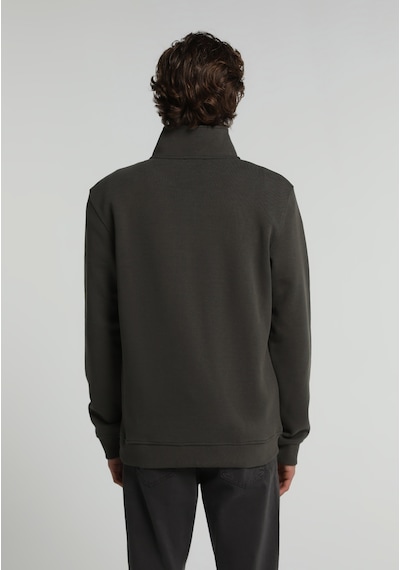 Colin's Colins Regular Fit Dik Yaka Düz Erkek Yeşil Sweatshirt Cl1082805 Q1.v2 Kha Haki