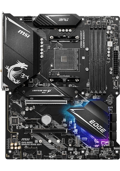 MSI MPG B550 Gaming Edge WIFI AMD B550 5100 MHz (OC) DDR4 Soket AM4 ATX Anakart