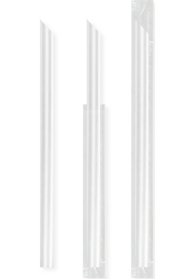 Bubble Tea Jelatinli Şeffaf Pipet 50'li 22 CM