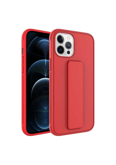 Apple Uyumlu iPhone 12 Pro Max Kılıf Qstand Kapak