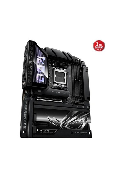 Asus Rog Crosshaır X870e Hero Btf Wıfı7 Ddr5 Hdmı-dp Typec Pcıe 5.0 Am5 Atx