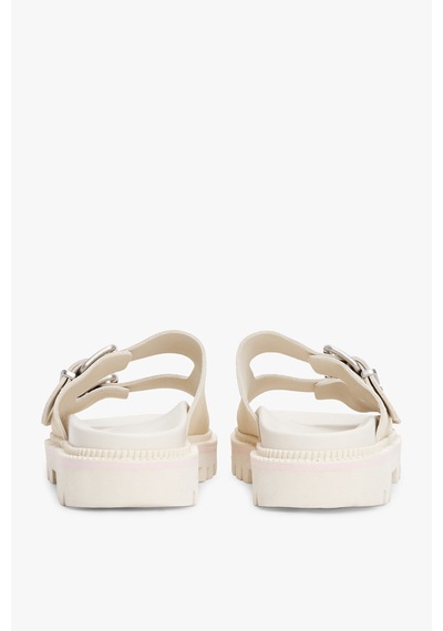 Kadın Double Strap Sandal Suede Terlik En0en02797acg Bej