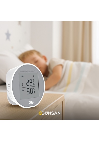 Günsan Akıllı Wifi Sıcaklık & Nem Sensörü Tuya & Smart Life Uyumlu