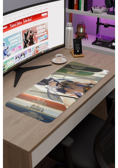 Cyno Genshin Impact Anime Gacha V3 - 70x30 Xl Gaming Mouse Pad Fare Altlığı