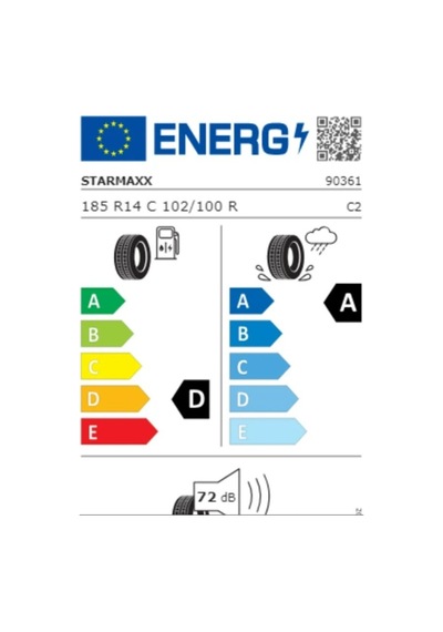 Starmaxx 185 R14 C 102/100 R 8 Pr Provan St850 Plus Yaz Lastiği  2026