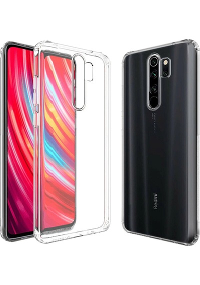 Gld-spt- Newface Xiaomi Redmi Note 8 Pro Kılıf Lüx Şeffaf Silikon