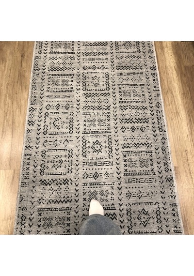 Hoom Rugs Prestij Eko 336 Açık Gri Dekoratif Yıkanabilir Kilim