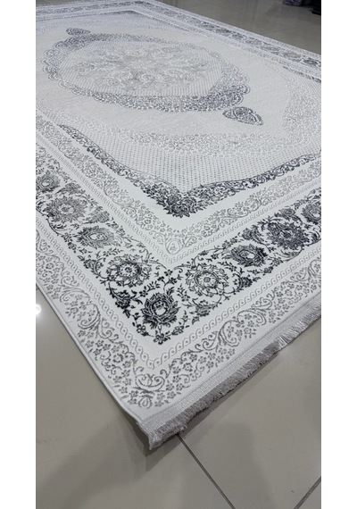 Safyün Halı Kadife Kf504 Gri 200 X 290 Renkli