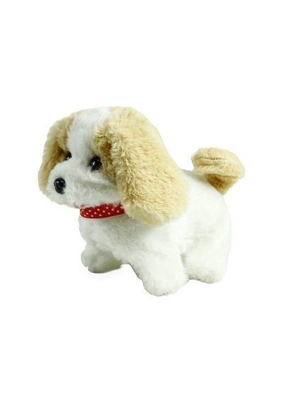 Vrd10642 Peluş Evcil Köpek Sesli Ve Belirtilen Fiyat, Tekli Satış İçin Adet Fiyatıdır. Açık Bej