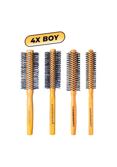 Elsa Professional 4x Erkek Saç Fırçası Natürel