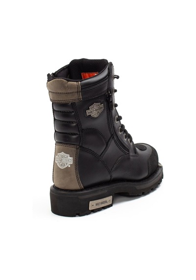 Harley Davidson Riddick Garson Siyah Deri Bot