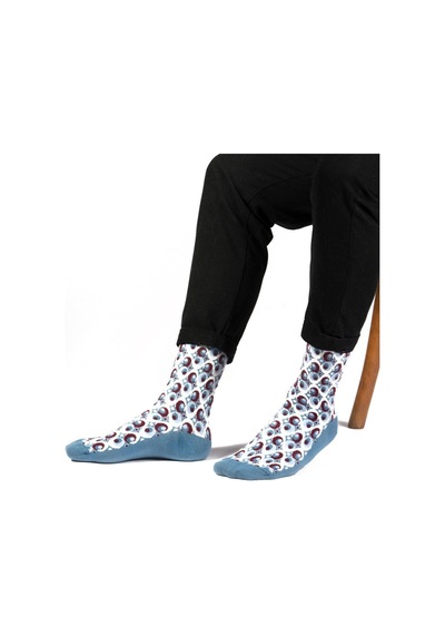 Ozzy Socks Bubble Desenli Çorap Füme