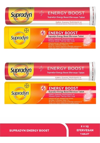 Supradyn Energy Boost 2 x 15 Efervesan Tablet