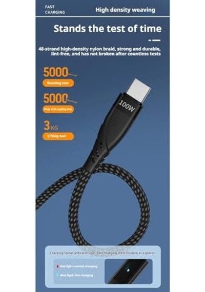 Ga51 4in1 20v 5a Pd 100w Type-c Hızlı Şarj Kablo, 9v 3a 27w İphone İle Uyumlu Ligtning