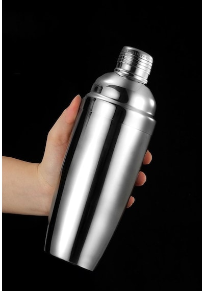 750 Ml Büyük Boy Shaker Kokteyl Hazırlama Kabı Bardağı Kokteyl Karıştırıcı Komple Çelik