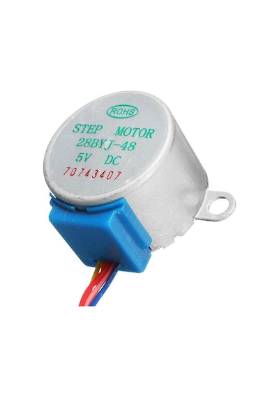 28byj-48 5v Redüktörlü Step Motor - Uln2003a Sürücü Kartı