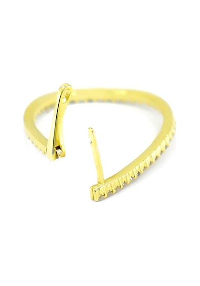 Sunrays İthal Gümüş Küpe-773 Gold