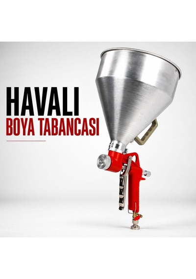 Fasarit Üstten Depolu Boya Tabancası Profesyonel Sprey Tabanca Oto Boya Vernik Uygulama