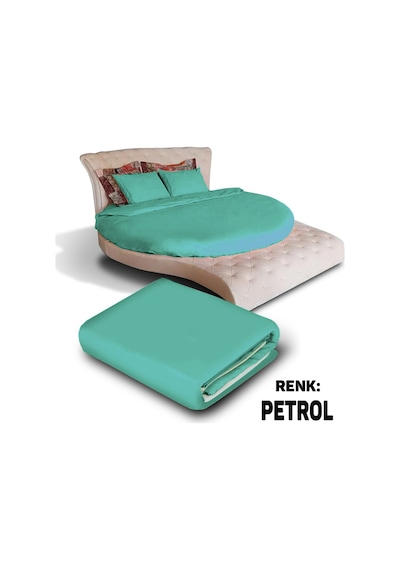 Sofaroom Yuvarlak Nevresim Takımı Petrol