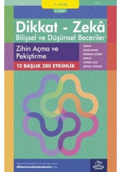 Dikkat Zeka - Bilişsel ve Düşünsel Beceriler 9-10 Yaş Zihin Açma ve Pekiştirme 5.Kitap - Alison Primrose - Dikkat ve Zeka Akademisi