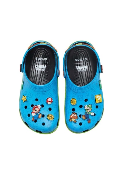Crocs Super Mario Core Cls Clg K Çocuk Terlik-16450 Mavi
