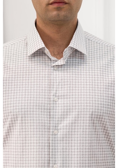 Advante Ekoseli Slimfit Uzun Kollu Erkek Gömlek 001