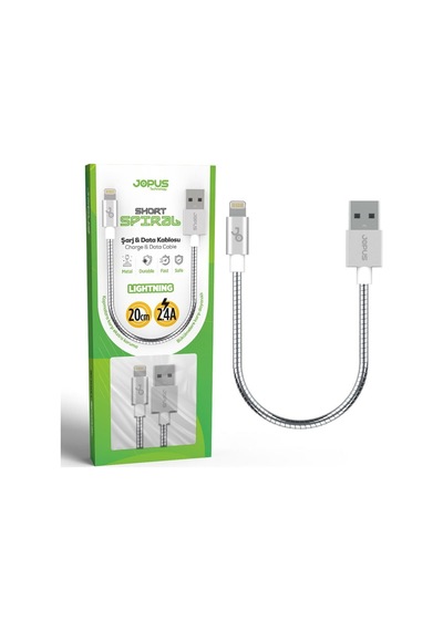 Jopus  JO-DK5 Lightning  0.2 M Hızlı Şarj Kablosu Beyaz