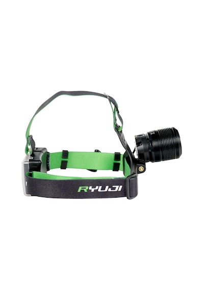 Ryuji High Power Uv Ve Beyaz Renk 150 Lümen Pilli Kafa Lambası Siyah