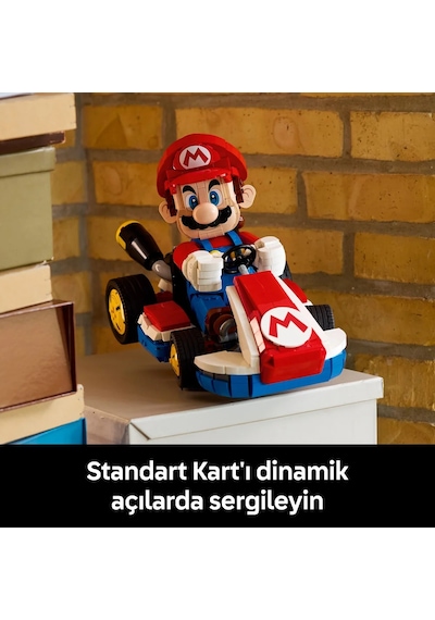 LEGO® Super Mario™: Mario Kart™  Mario ve Standard Kart 72037 - Yetişkinler için Koleksiyonluk Yaratıcı Sergileme Modeli Yapım Seti (1972P)