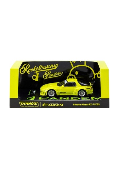 Eco Lounge 1/64 Pandem Mazda Rx-7 Fc3s Yellow