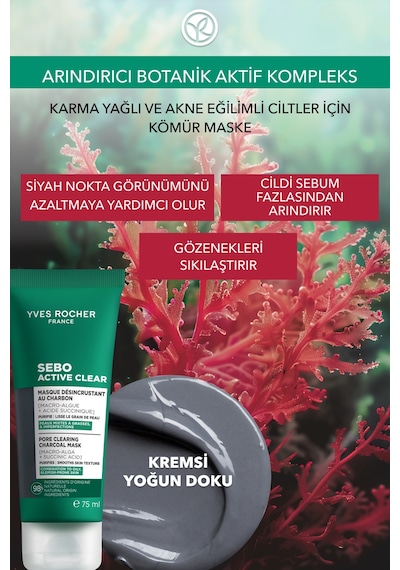 Karma Ve Yağlı ,akneye Eğilimli Ciltler İçin Siyah Noktaları Arındırıcı Botanik Kompleks 75 Ml
