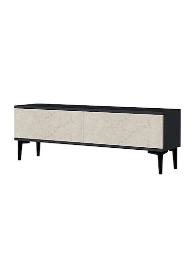 Tsa1299at Aplos Tv Stand, Tv Sehpası Antrasit-traverten 120cm
