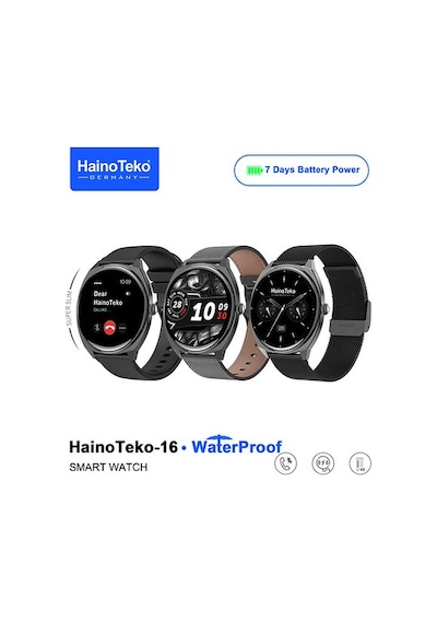 Schitec Hainoteko-16 Akıllı Saat (İthalatçı Garantili) + 3 Kordon