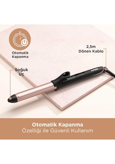 Babyliss C451E Rose Quartz 25 MM Tong Saç Maşası
